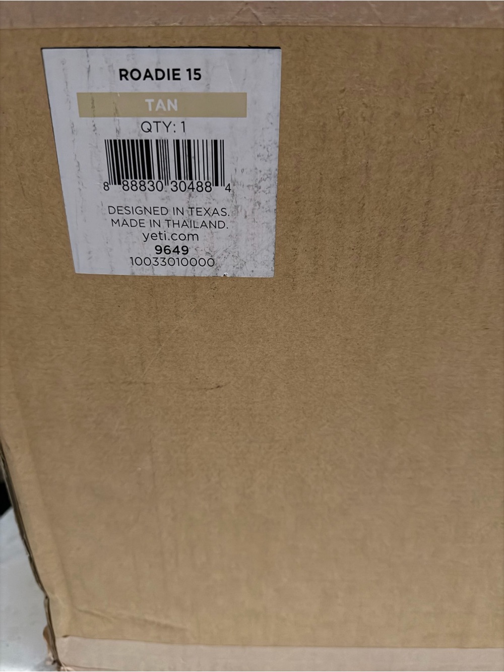 Yeti Roadie 15 Tan